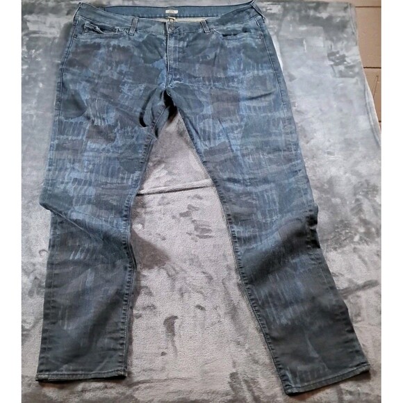 Vintage True Religion Geno Relaxed Slim Jeans Mens 44x34/34 Tiger Camo USA Made